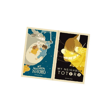 Two 'My Neighbor Totoro' themed posters on a white background